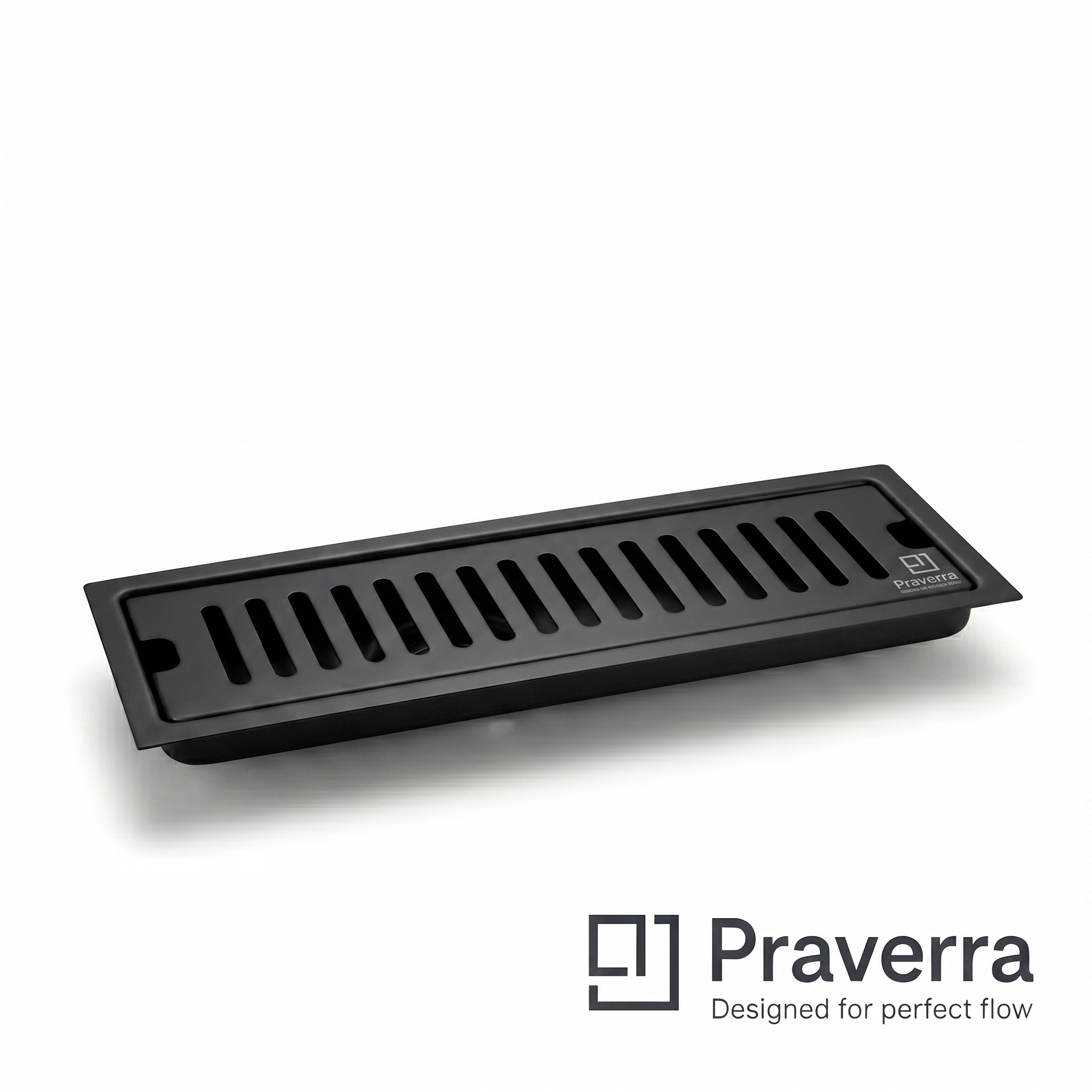 Praverra Shower Drainer Black